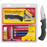 LANSKY - Zestaw do ostrzenia Lansky Universal Sharpening System + nóż Easy Grip